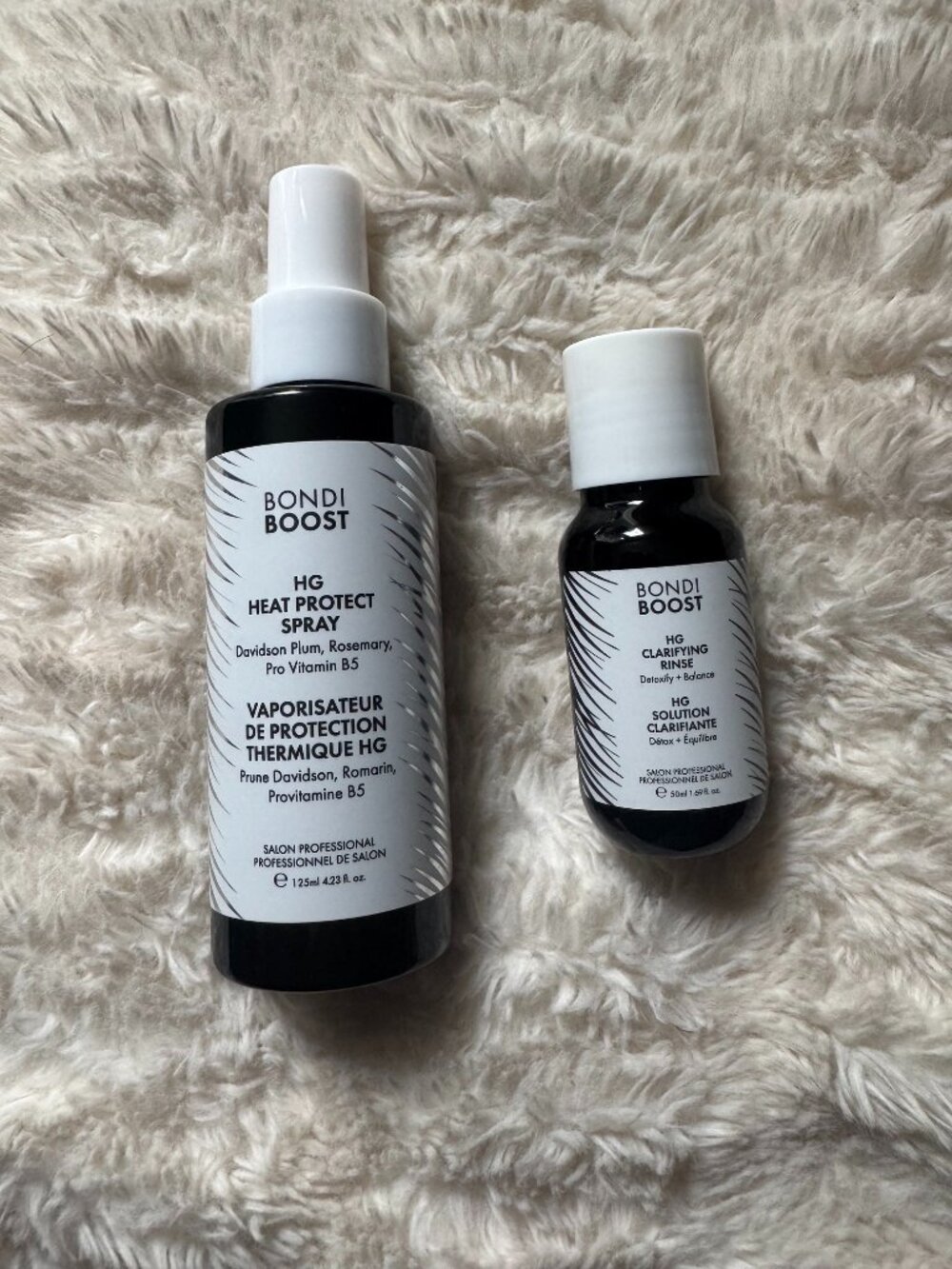 Bondi Boost HG Heat Protect Spray & Clarifying Rinse Set